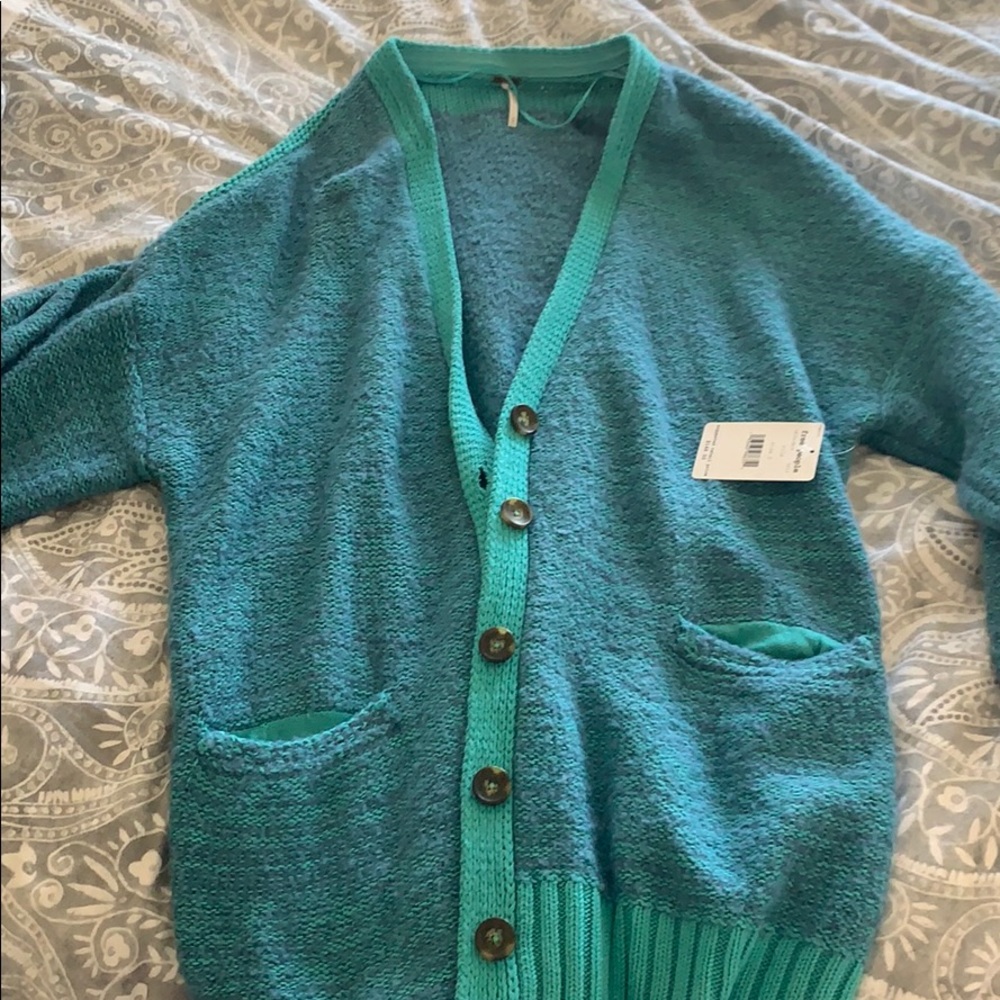 Brand new free people sweater/cardigan